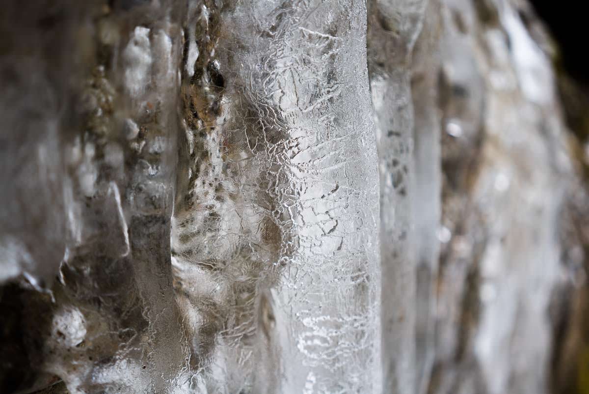 Eis Eiszapfen im Eistobel (Winter)