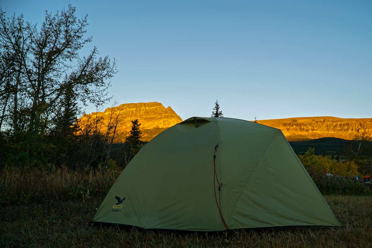 Tipps zum Zelten: der St. Mary Campsite im Glacier Nationalpark