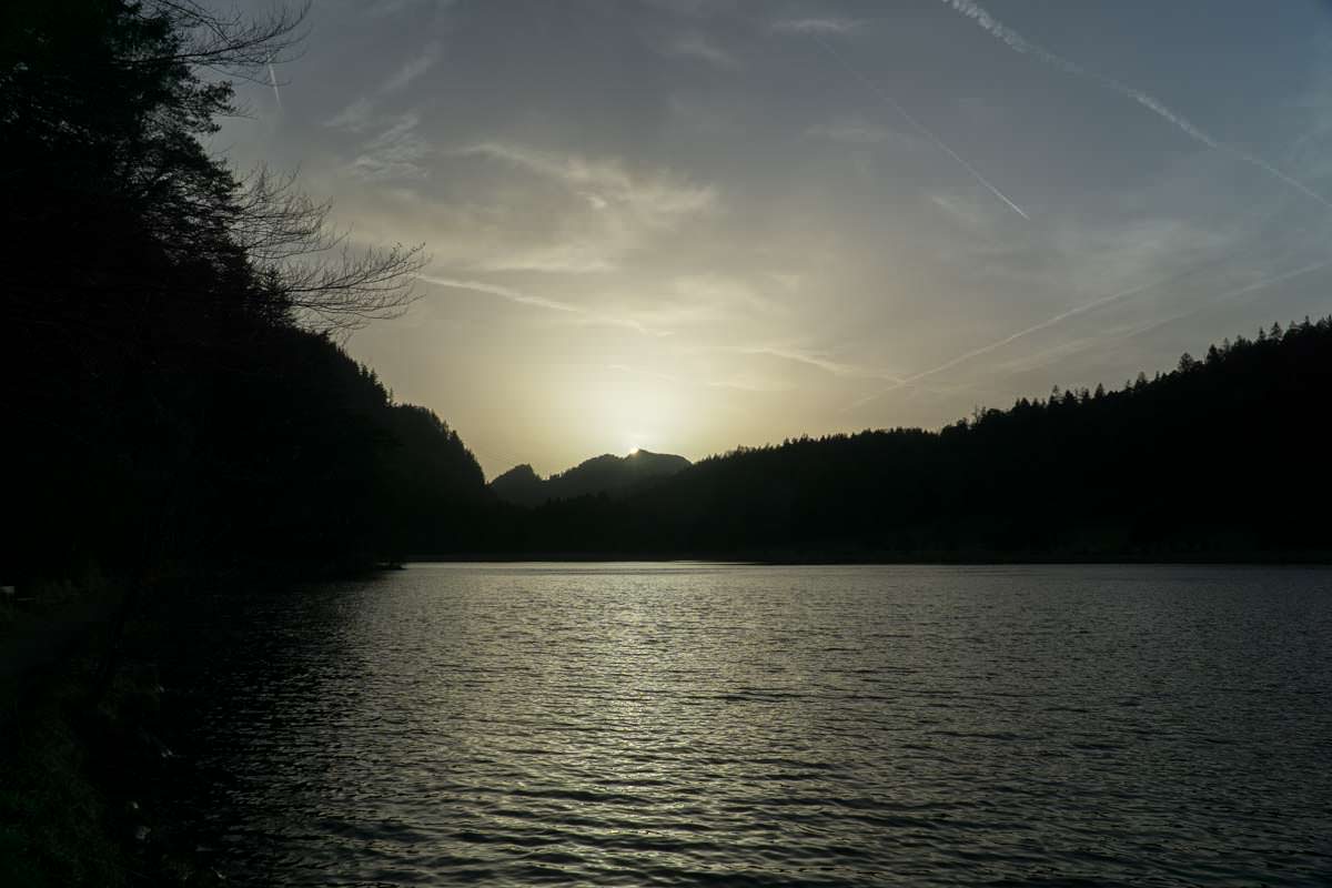 Obersee bei Sonnenuntergang