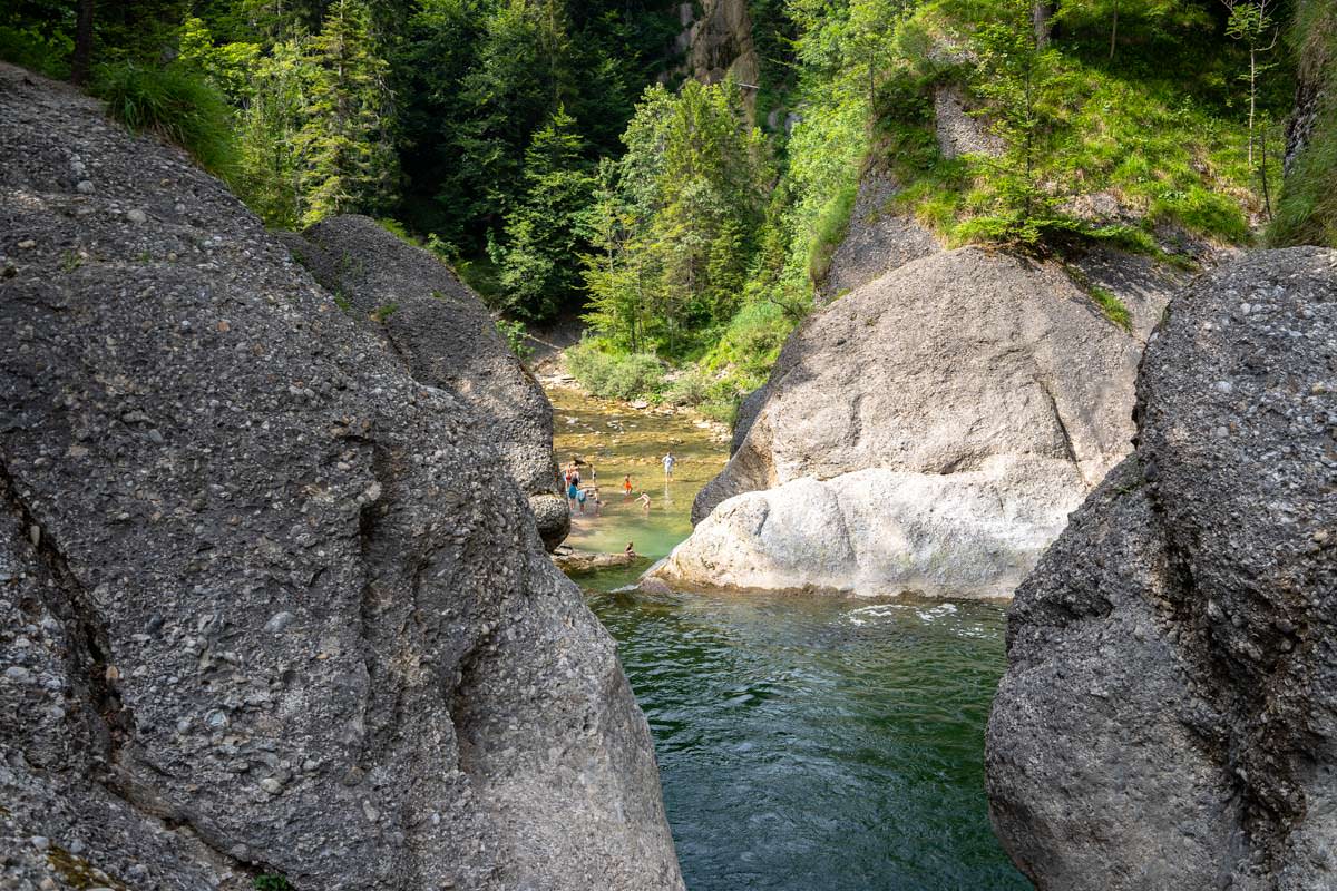 Oberer Gumpen der Buchenegger Wasserfälle