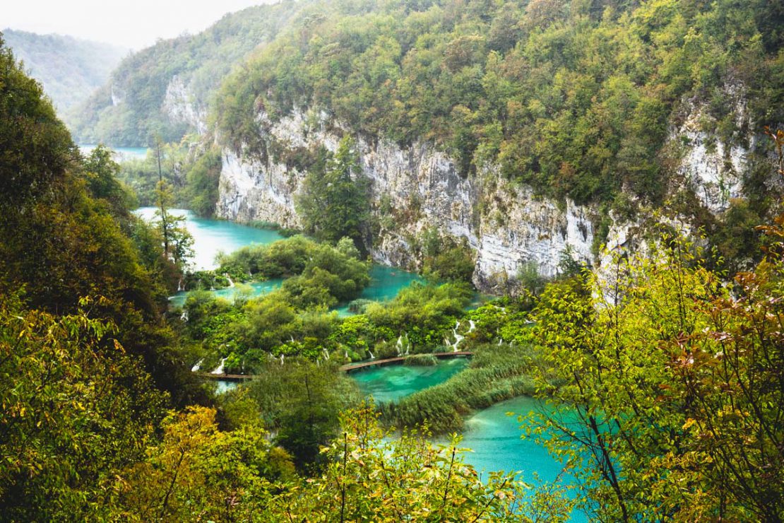 Die Unteren Seen im Nationalpark Plitvicer Seen