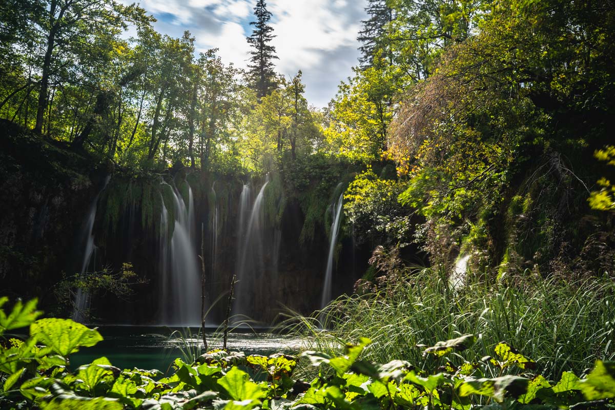 Wasserfall an den Oberen Seen im Nationalpark Plitvicer Seen