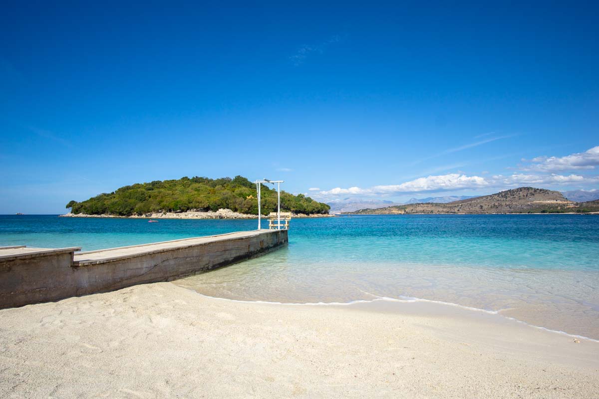 Strand von Ksamil (Albanien)