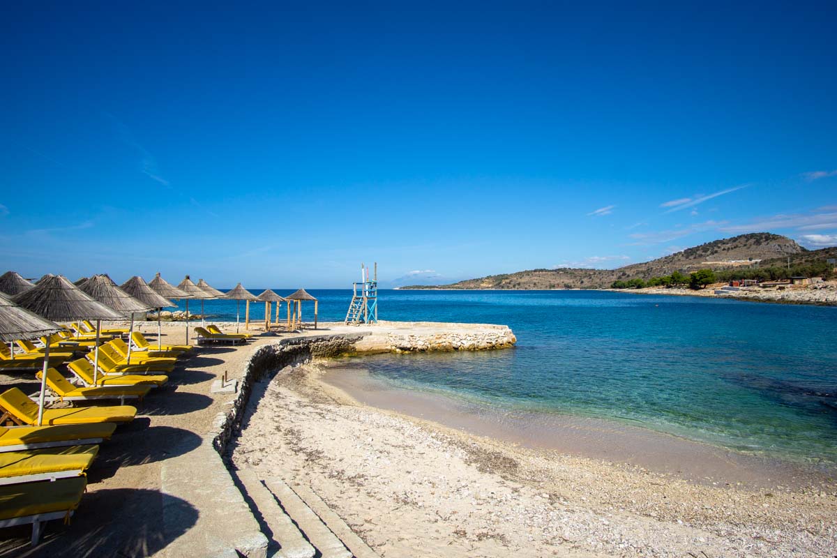 Strand von Ksamil (Albanien)