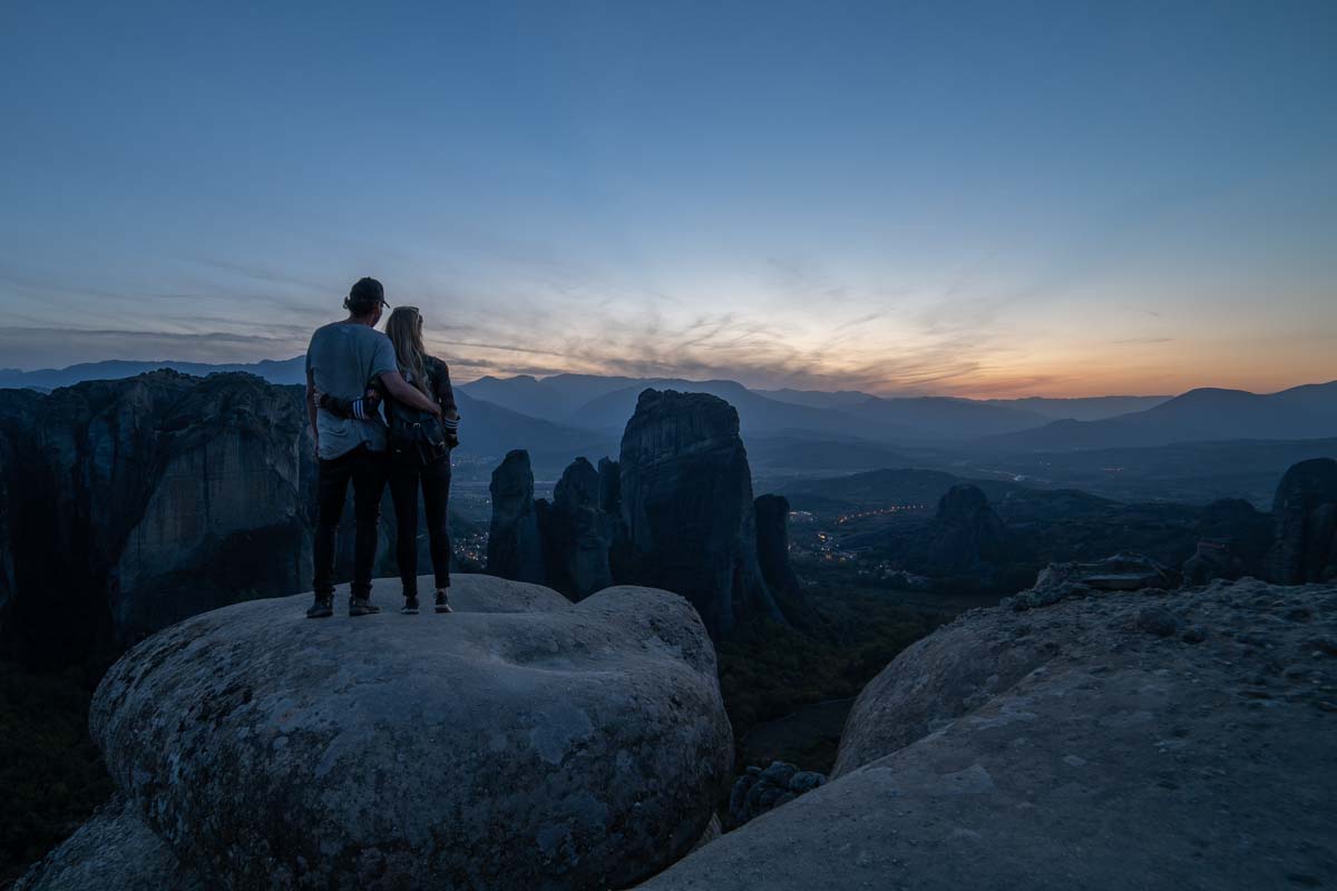 Blick über Meteora (Griechenland)