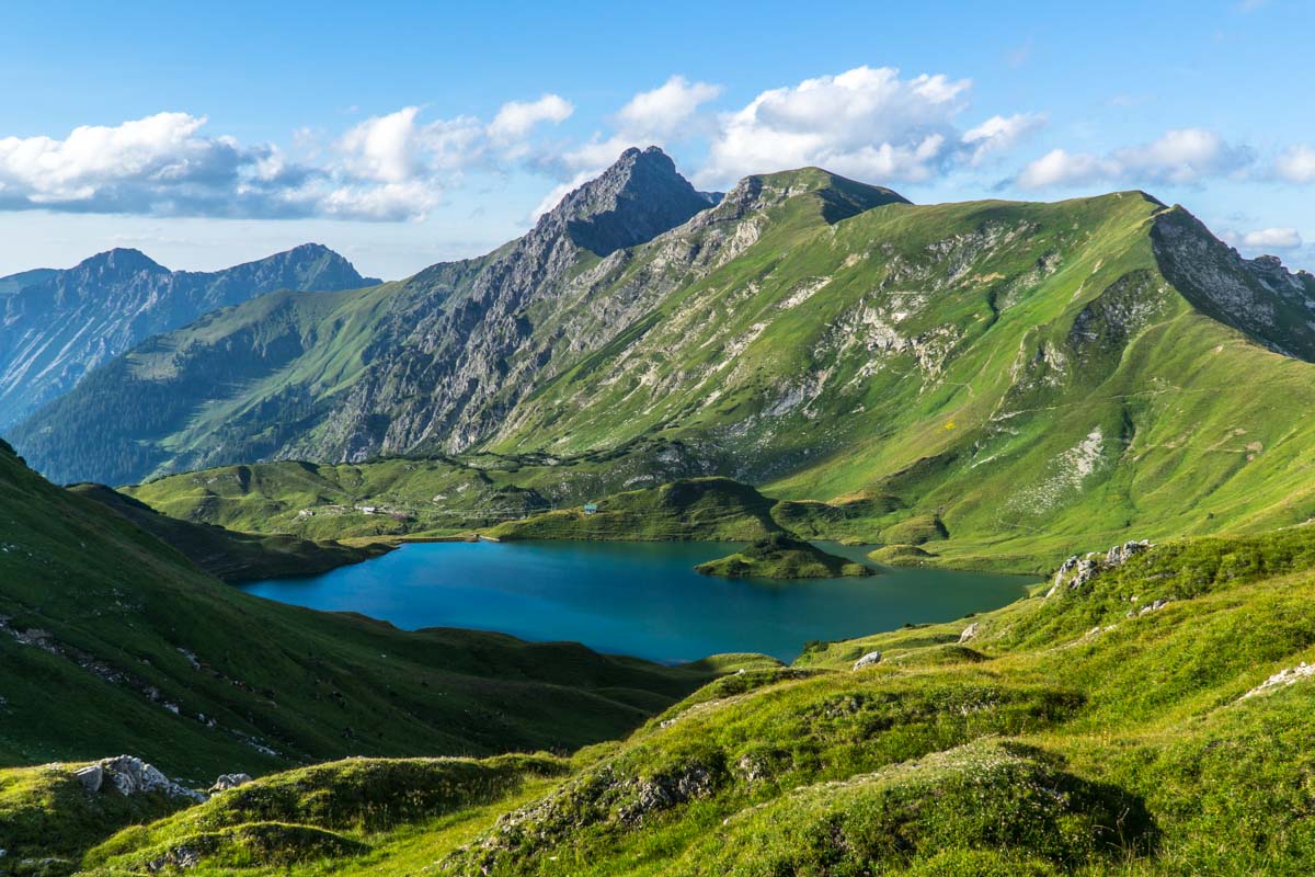 Blick auf den Schrecksee (Allgäu, Deutschland)