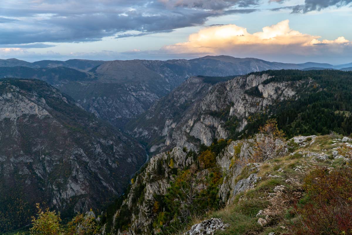 Aussichtspunkt Curevac mit Blick auf die Tara Schlucht (Montenegro)