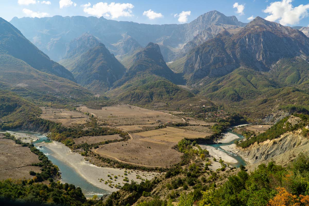 Fluss Viosa bei Permet (Albanien)