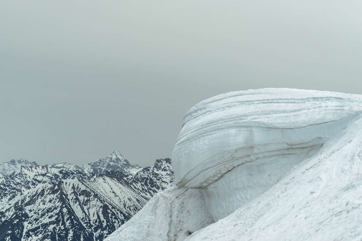 Schneewechte am Grünten