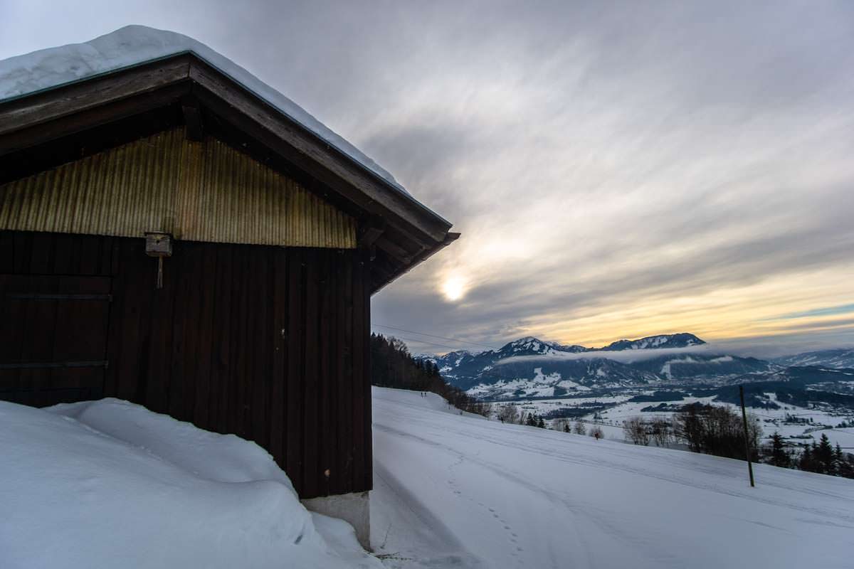 Schneeschuhwandern im Allgäu