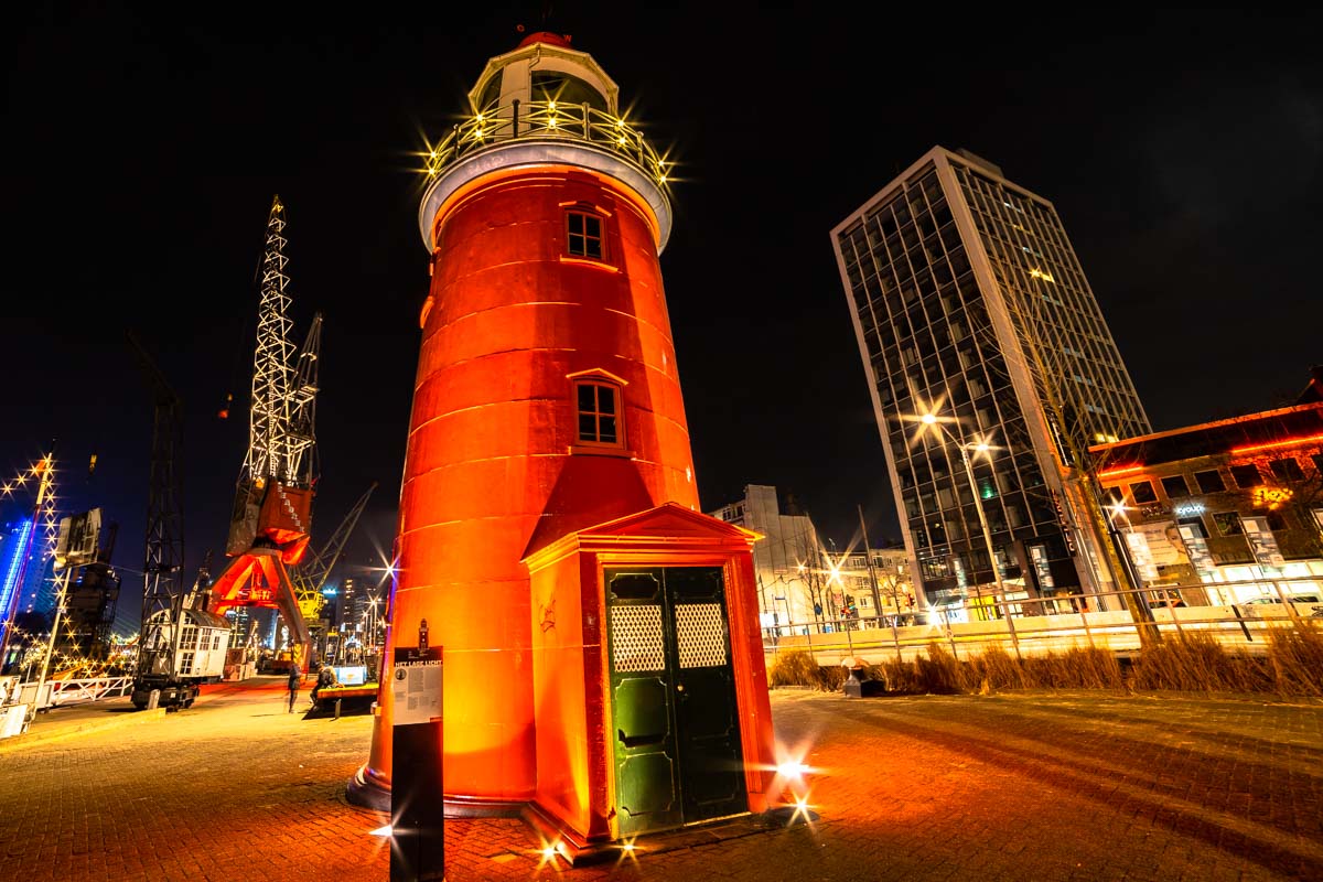 Leuchtturm am Maritiem Museum (Rotterdam)