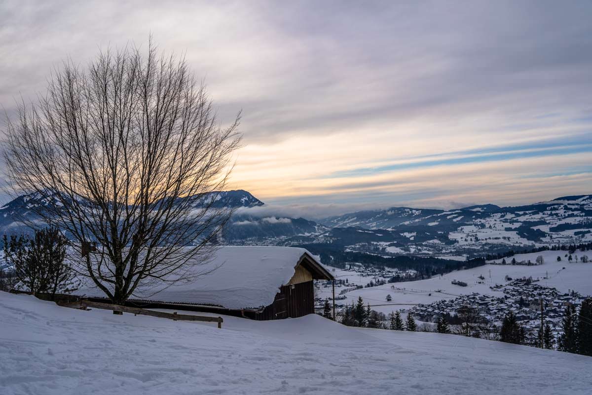 Schneeschuhwandern im Allgäu