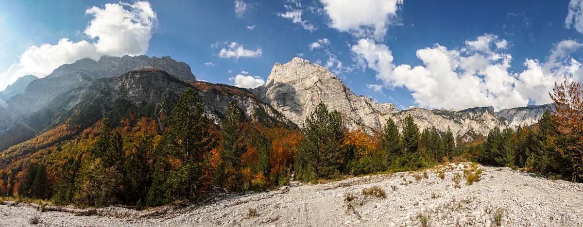 Panorama vom Arapi (Theth, Albanien)