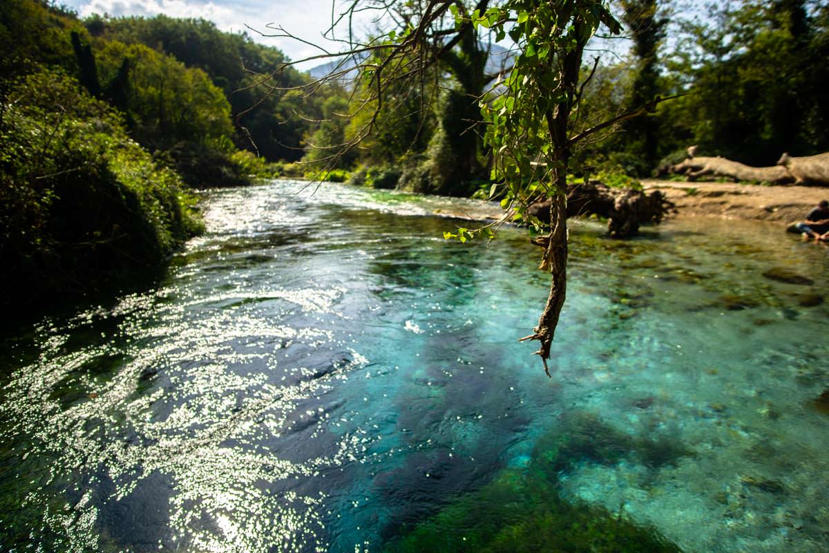 Syri i Kaltër (Blaue Auge) in Albanien