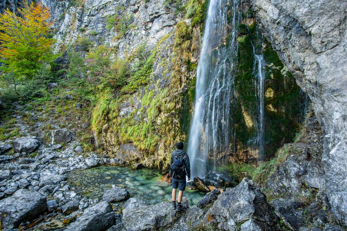 Grunas Wasserfall in Theth (Albanien)