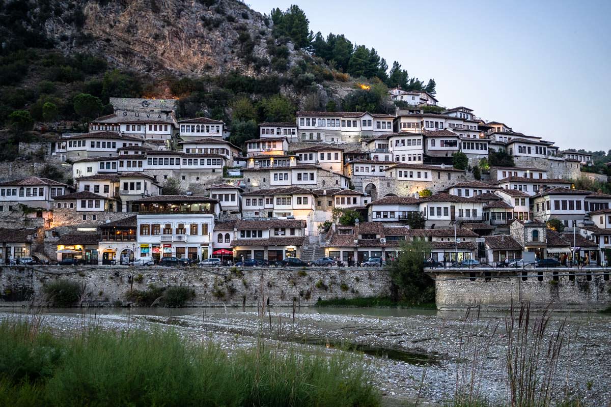 Stadtviertel Mangalem in Berat