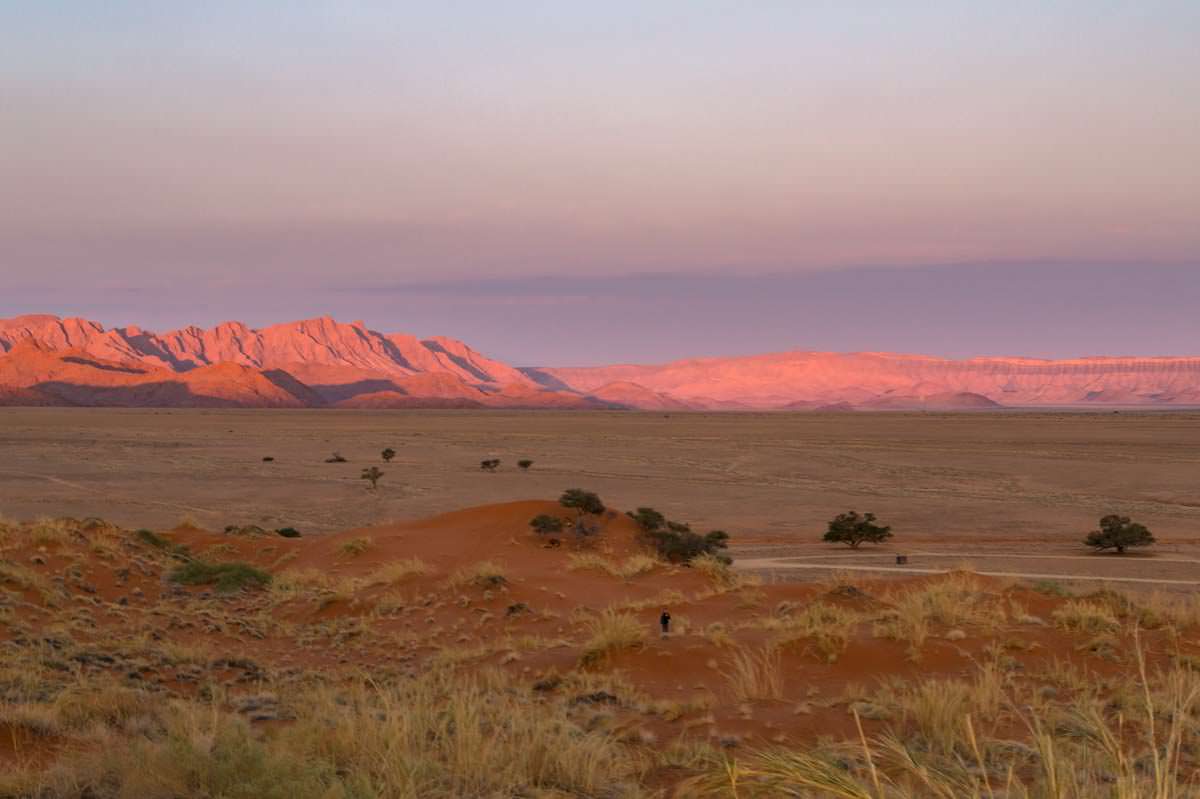 Sonnenuntergang an der Elim Düne (Sossuvlei)