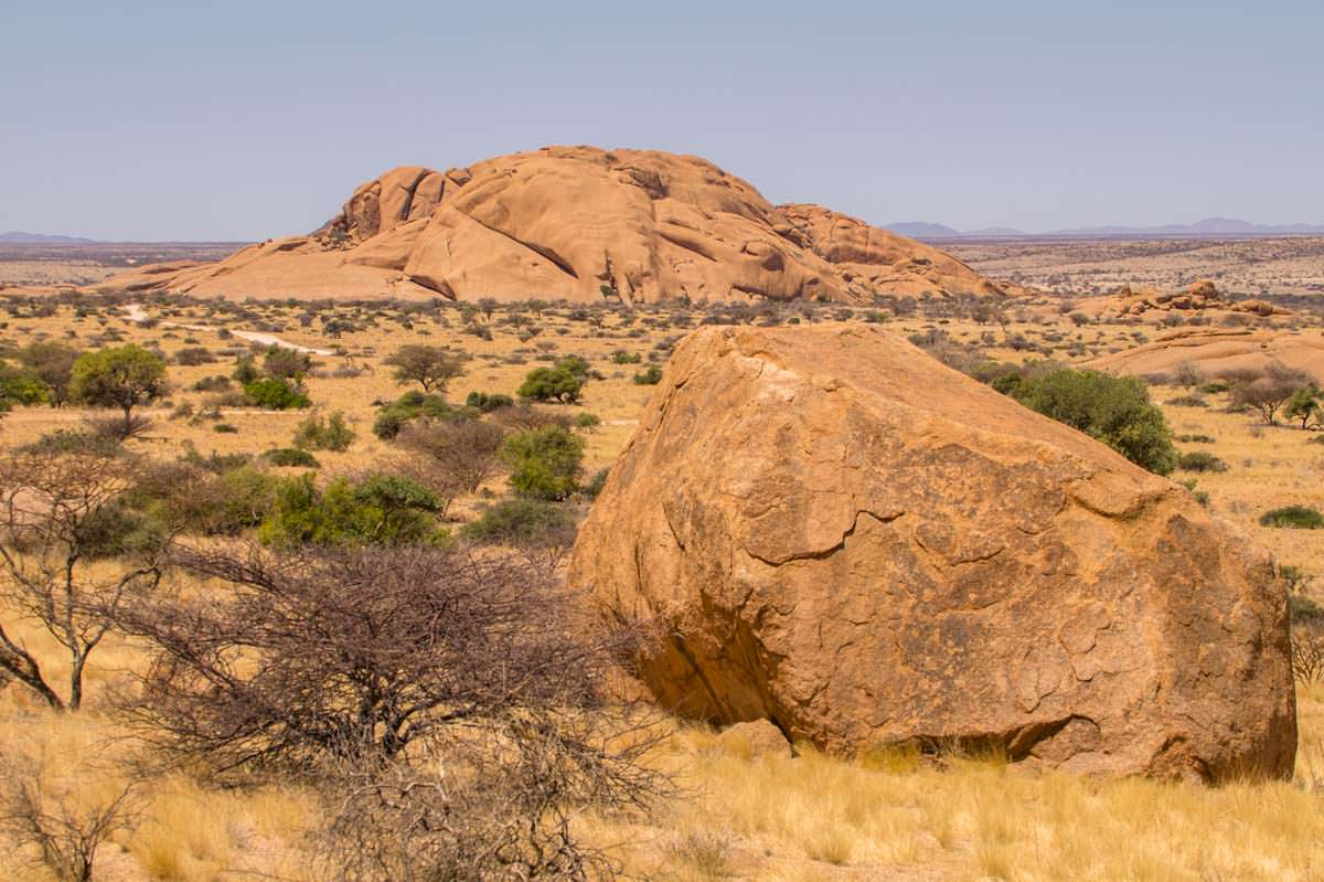 Landschaft an der Spitzkoppe (Namibia)