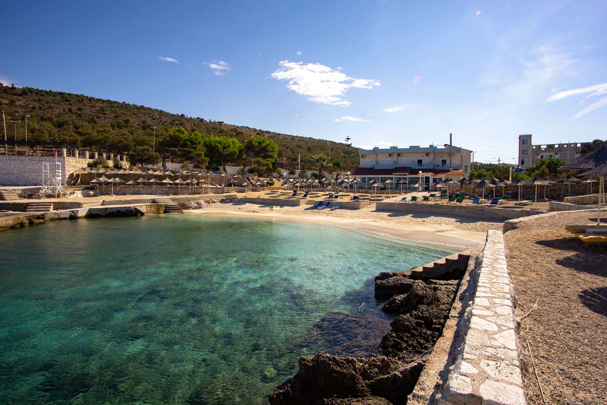 Strandbar in Ksamil