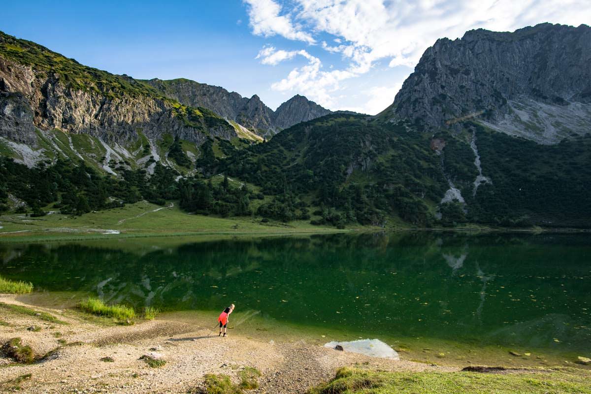 Wanderung zum Unteren Gaisalpsee im Allgäu