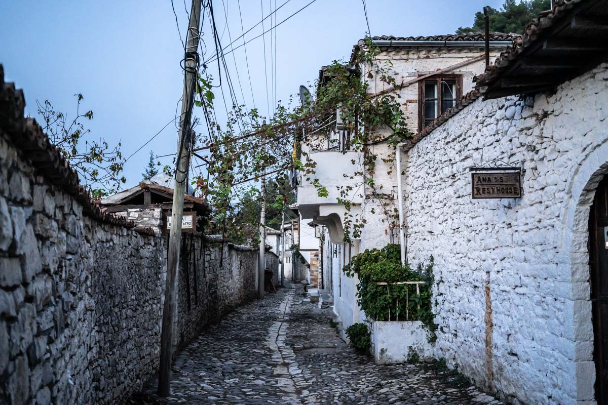 Gassen im Stadtteil Gorica in Berat