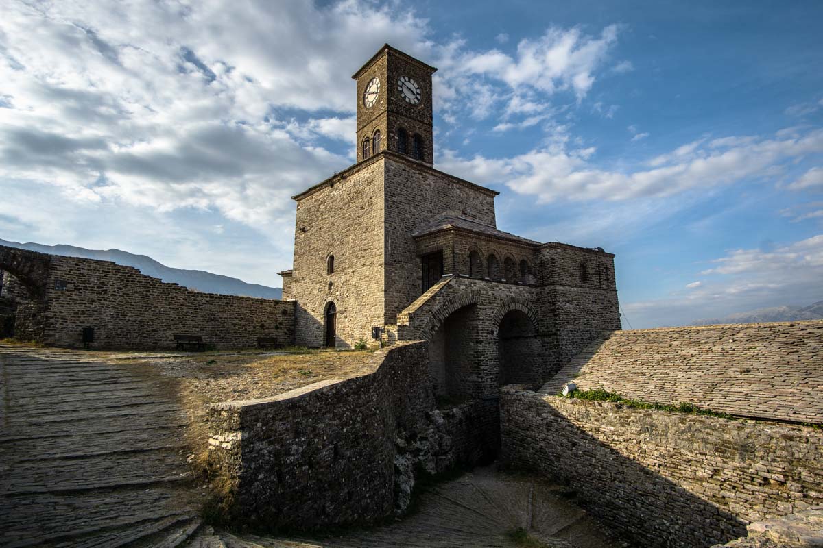 Burg von Gjirokastra in Albanien