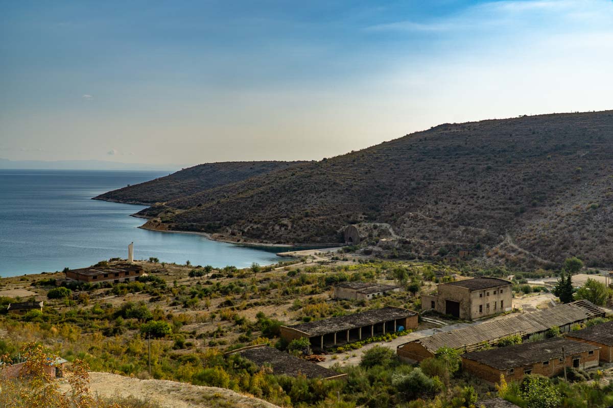 Bucht von Porto Palermo in Albanien