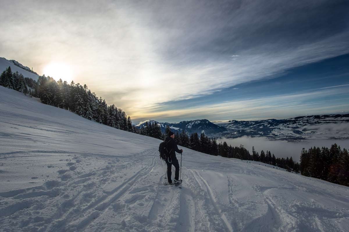 Schneeschuhwandern am Grünten