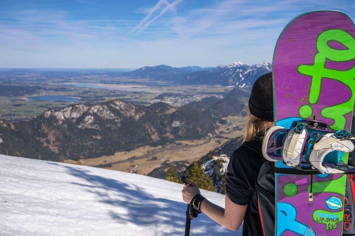 Schneeschuhwanderungen und Snowboardtouren für Anfänger im Allgäu