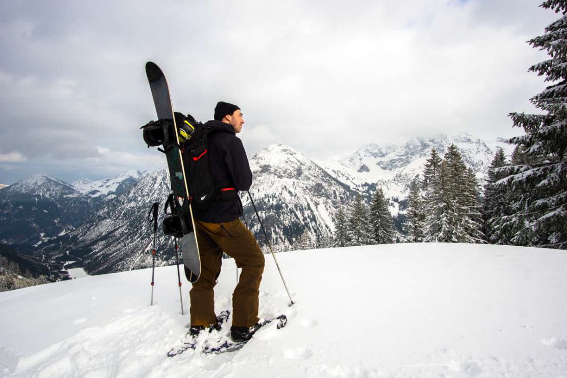 Schneeschuhwanderungen am Sonnenkopf im Allgäu