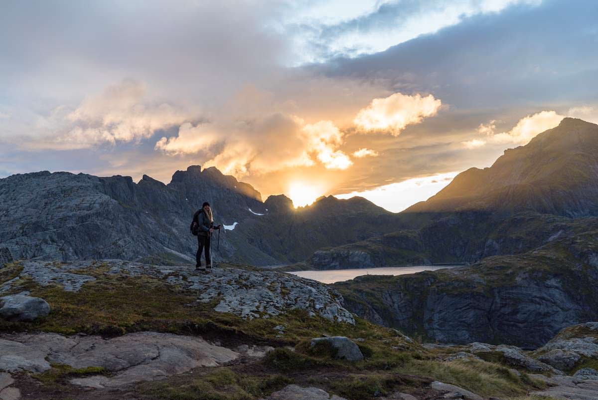 Wandern und Zelten auf den Lofoten