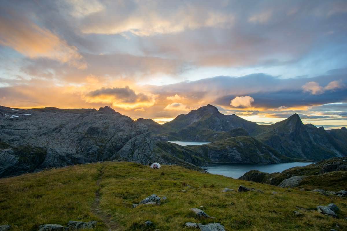 Wildcamping an der Munkebu Hut