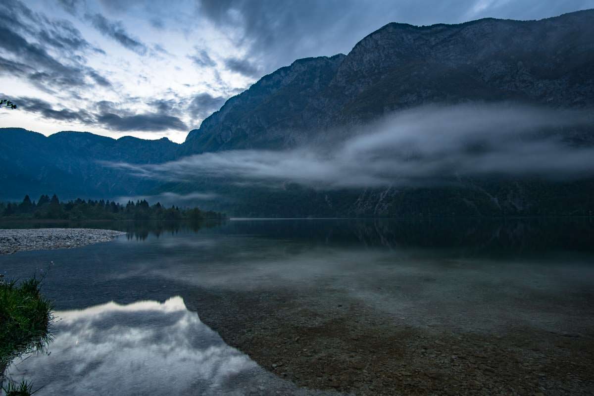 Camping Zlatorog Bohinj direkt am Ufer des Bohinjsko jezero (Wocheiner See)