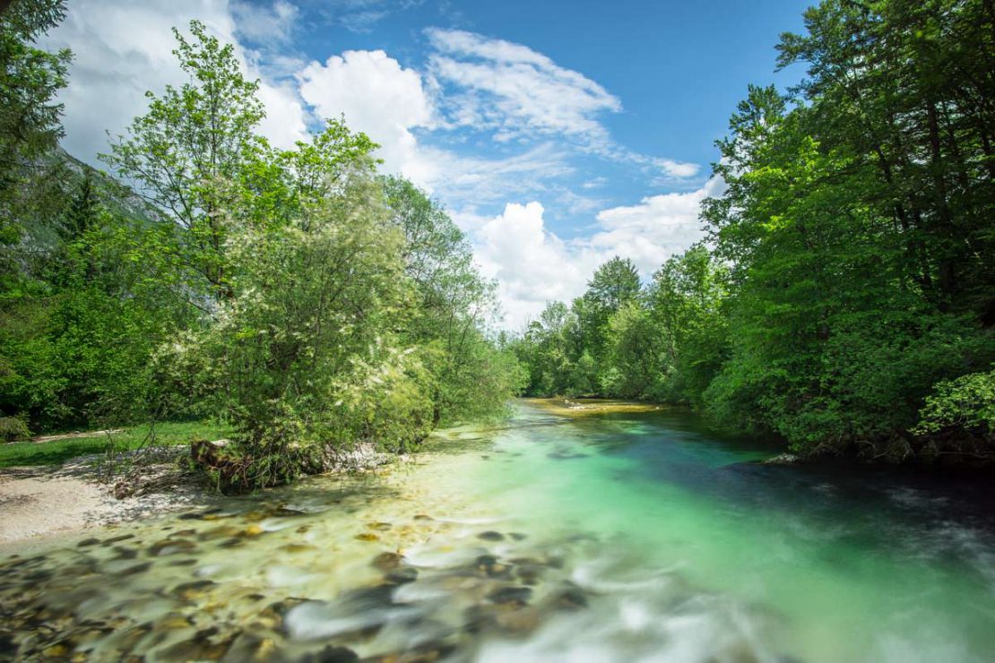 Wanderung vom Bohinj See zum Savica Wasserfall