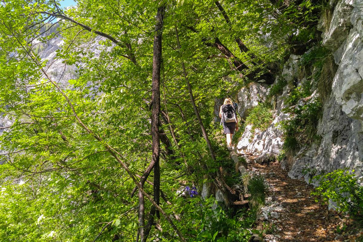 Wanderungen zum Crno jezero im Nationalpark Triglav