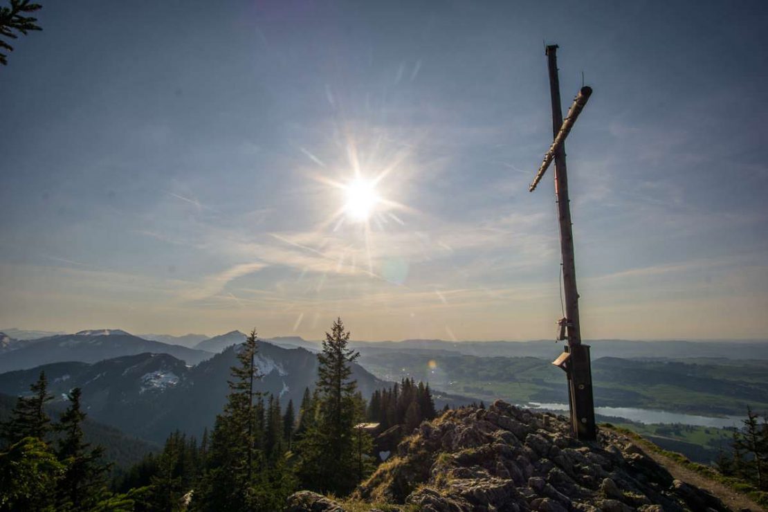 Auf dem Gipfel vom Alpspitz