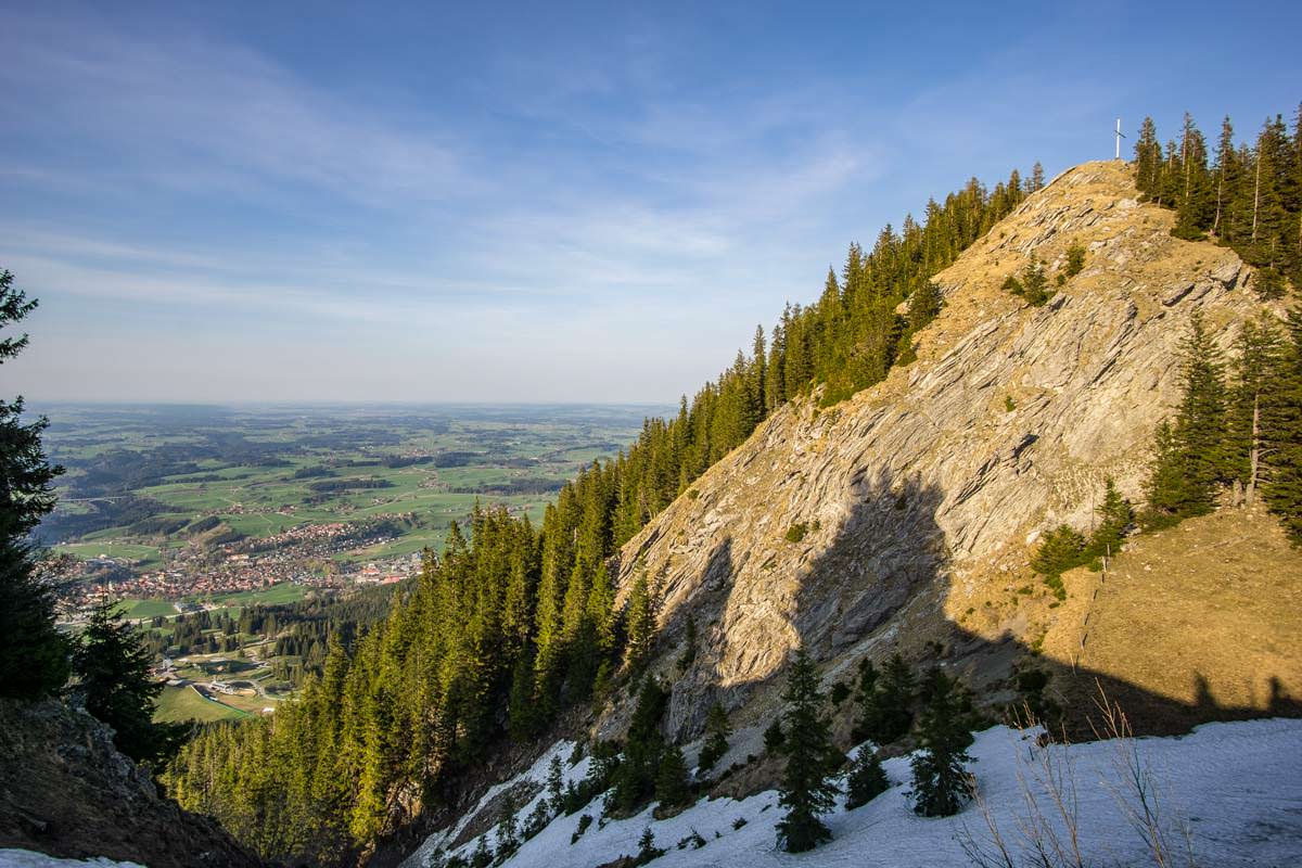 Felsiger Gipfel vom Alpspitz