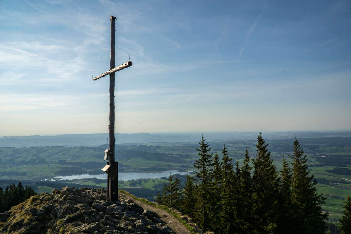 Auf dem Gipfel vom Alpspitz