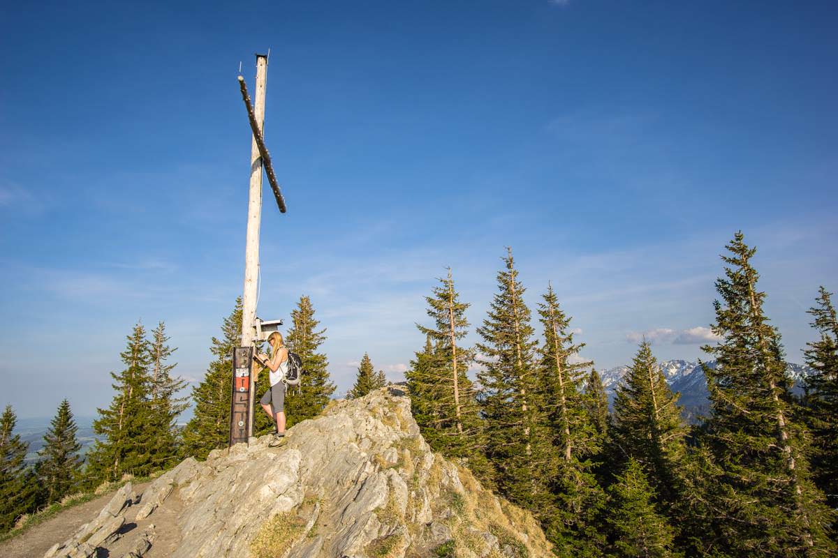 Gipfelbuch am Alpspitz