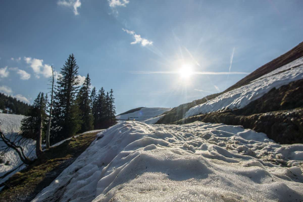 Wanderweg zum Alpspitz