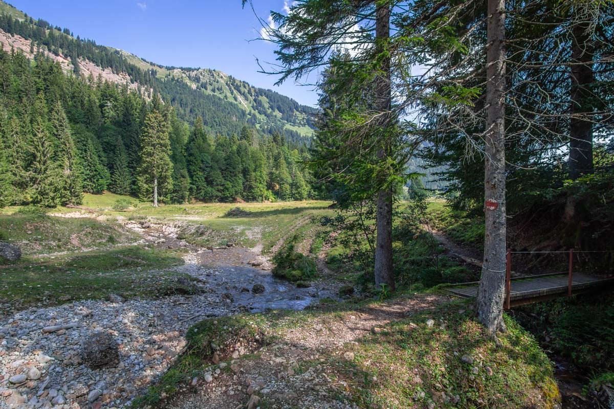 Der Aubach im Gunzesrieder Tal