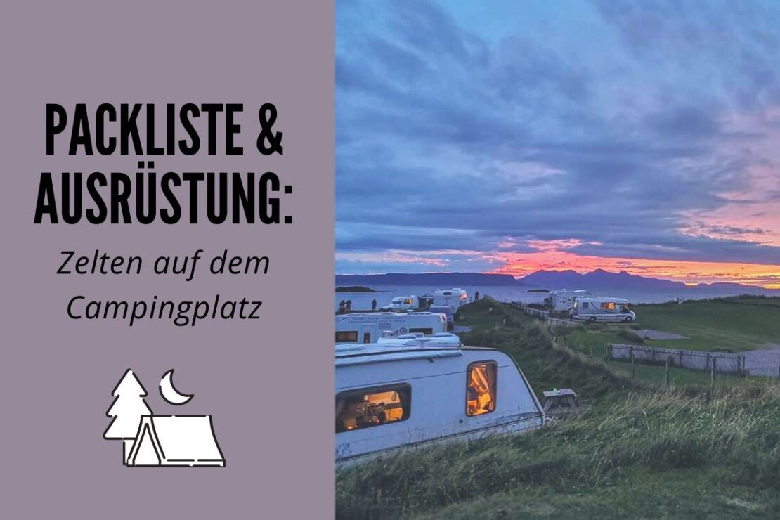 Packliste für das Zelten auf dem Campingplatz