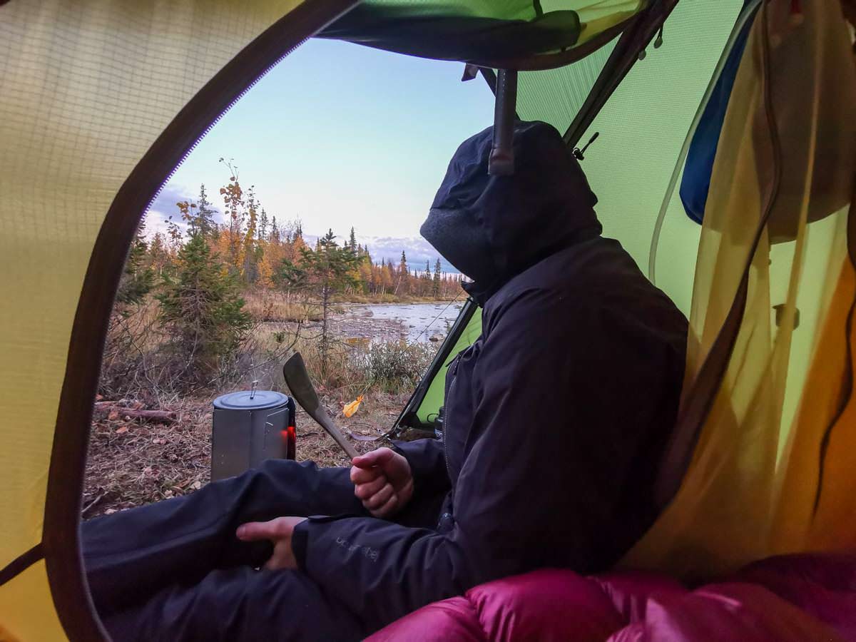 Kochen beim Trekking im Sarek Nationalpark