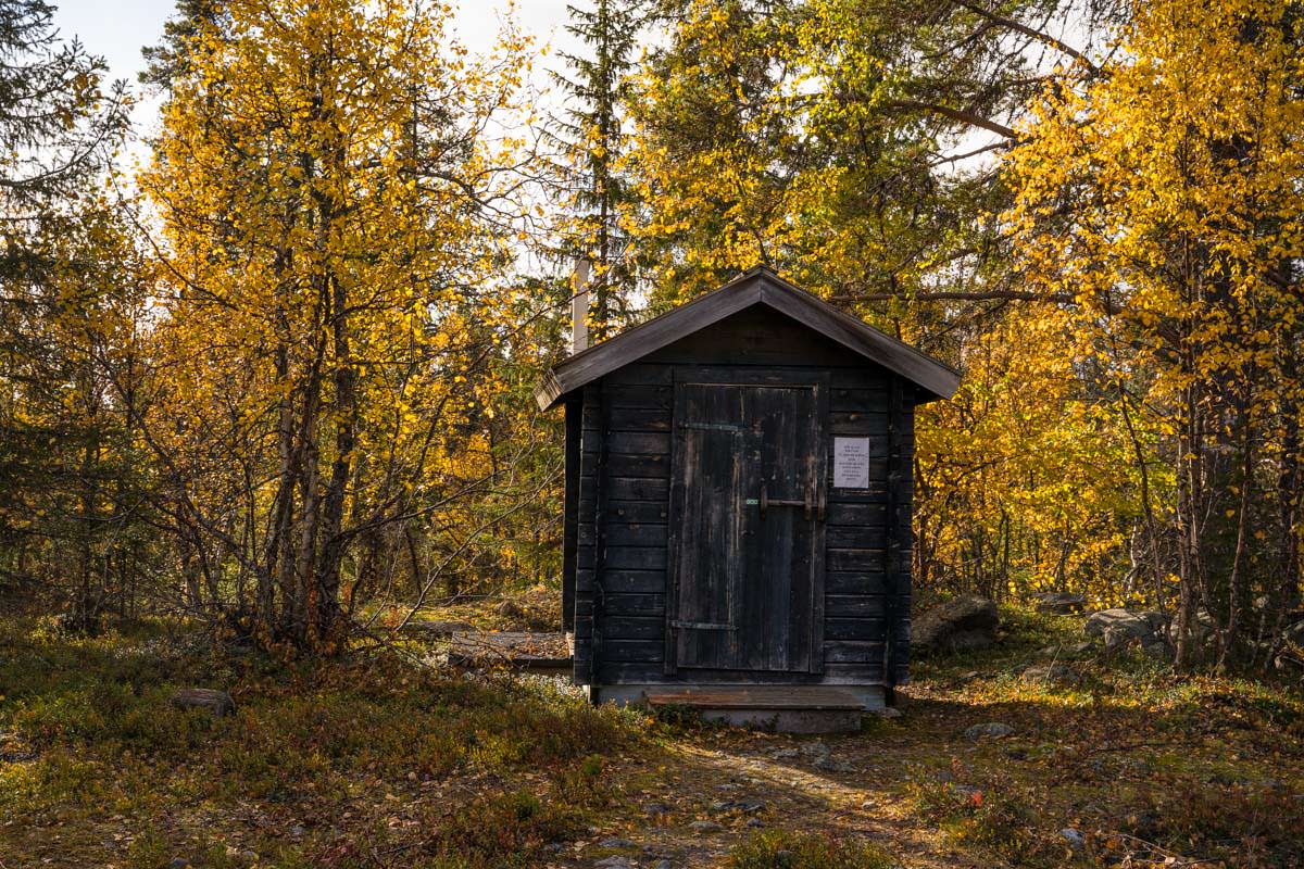 Toilette am Parkplatz an der Sitoälvsbron