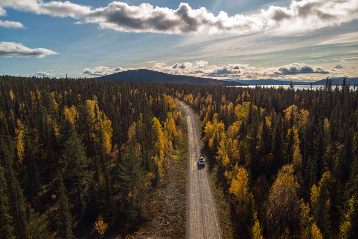 Roadtrip mit Zelt durch Schwedisch-Lappland