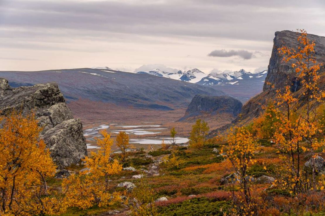 Das wunderschöne Rapadalen im Sarek Nationalpark