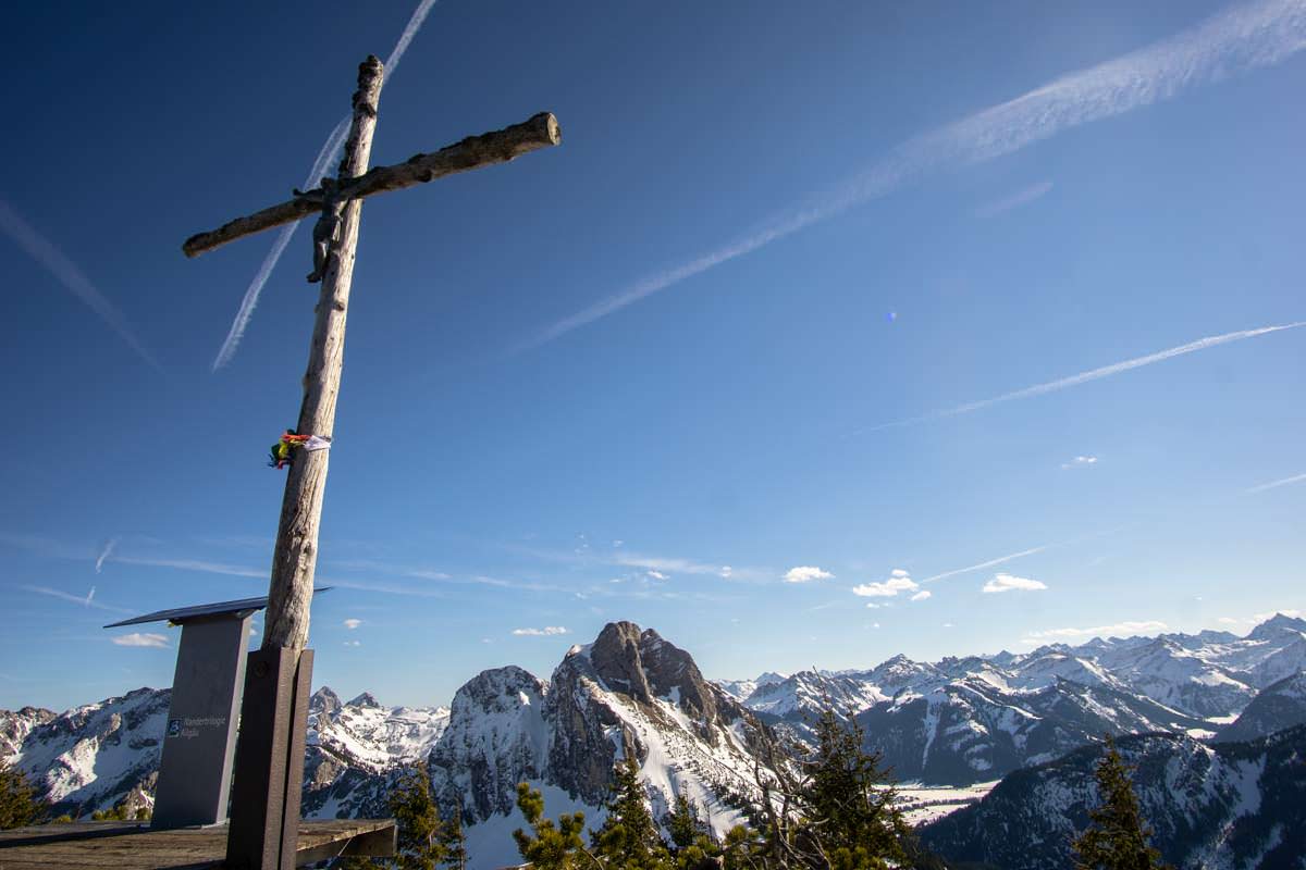 Gipfelkreuz am Breitenberg