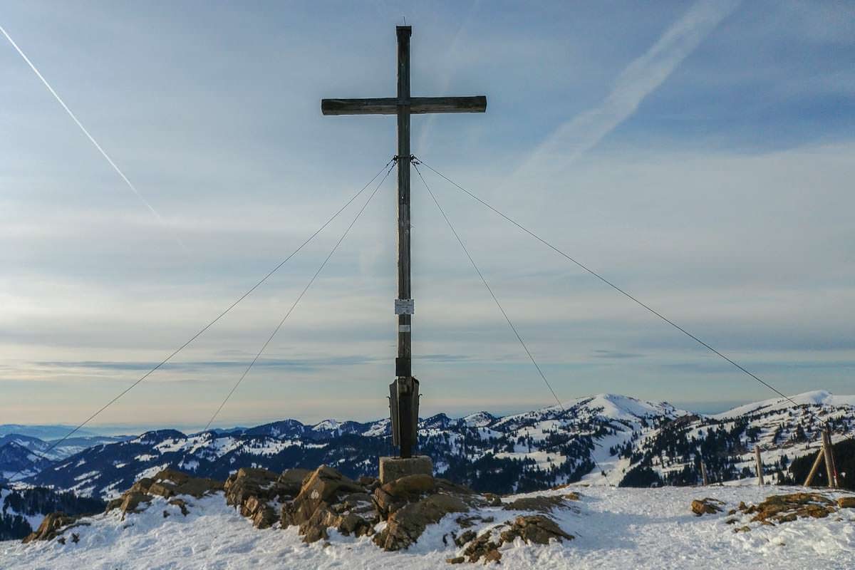 Snowboardtour auf das Riedberger Horn