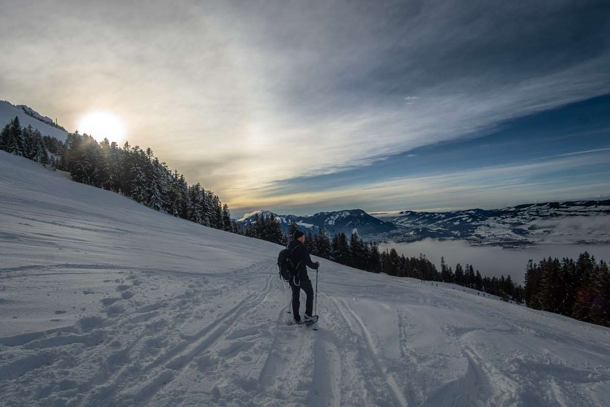 Schneeschuhwandern schenkt ein Gefühl von Freiheit