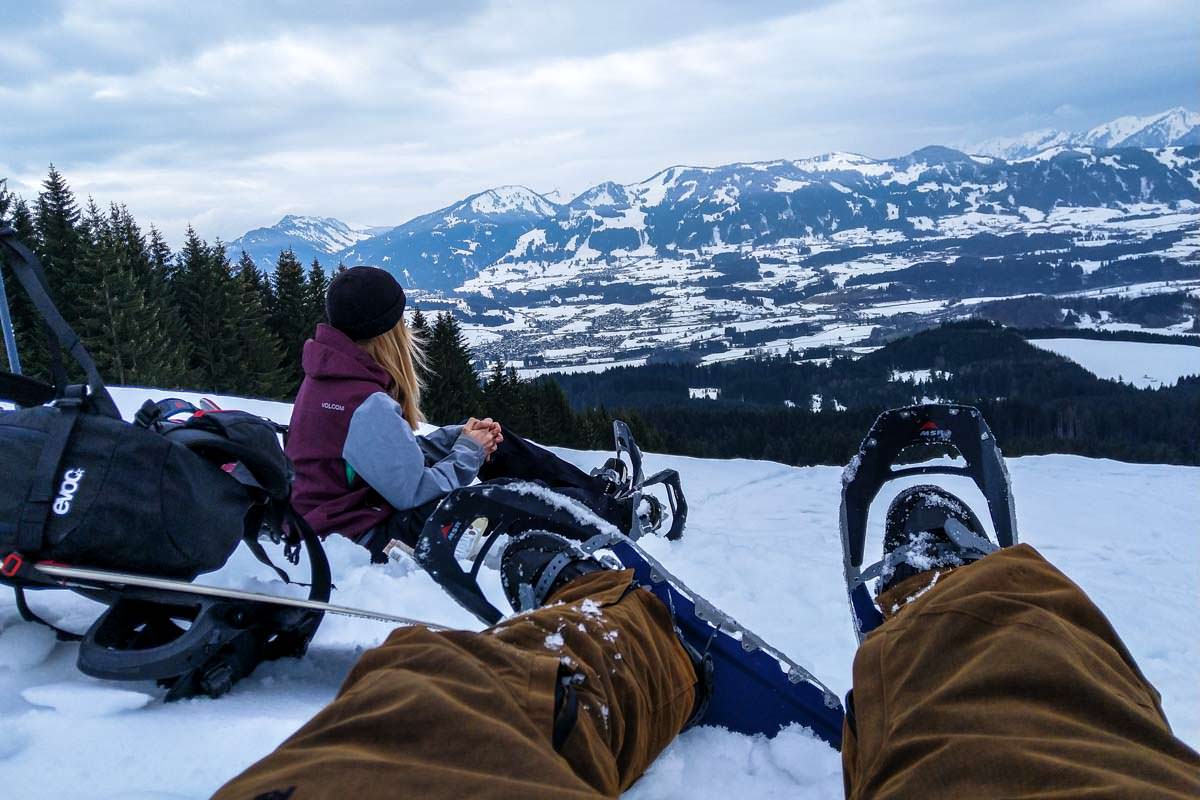 Schneeschuhe MSR Revo Trail im Einsatz